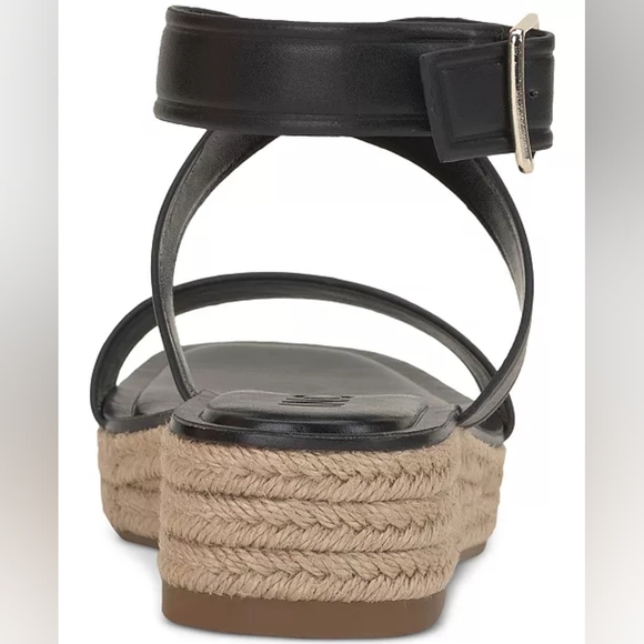 I.N.C. International Concepts Women's Black Espadrille Wedge Sandals Size 10 - Picture 3 of 8